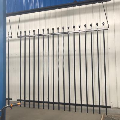 China Easily Assembled Cheap Used Wrought Iron Garden Fence / Fence Design /galvanized Decorative Iron Railing - , for sale