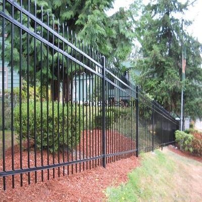 China 2021privacy Safety Slides Easily Assembled Aluminum Gate, Aluminum And Iron Garden Fence for sale