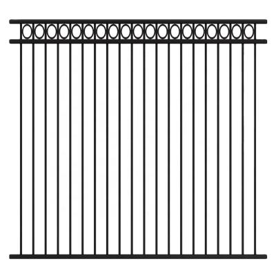 China Factory Cheap Price Easily Assembled Decorative Single Aluminum Pool Fence Garden Fencing Farm House Fence for sale