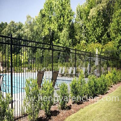 China 2021 Newly Easily Compiled Aluminum Garden Pool Slat Barrier Flat Surface Barrier Aluminum Barrier Panels Design for sale