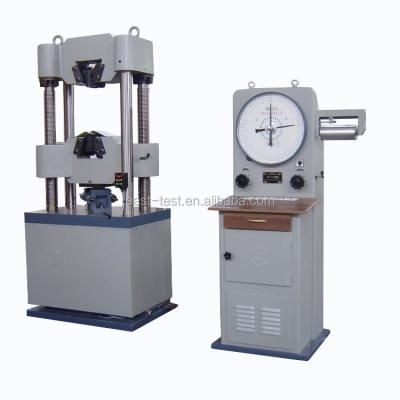 China Dial Machine WE-1000B Universal Hydraulic Universal Material Testing Tensile Testing Machine for sale