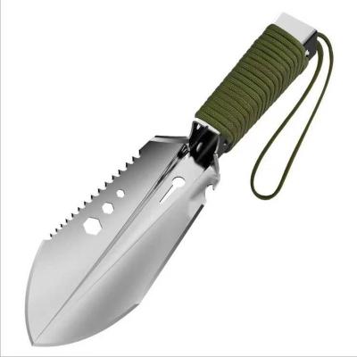 China Outdoor Camping Hiking Traveling Stainless Steel Mini Garden Tools Outdoor Light Weight Multifunctional Shovel for sale