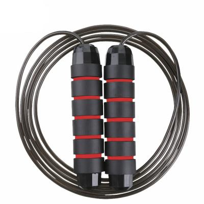 China PVC+ EVA Cheap Price Home Gym Fitness PVC Foam Handle Jump Rope Non-Slip Adjustable Jump Rope for sale