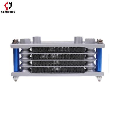 China Aluminum Alloy Screen Oil Cooling 125cc 140cc Silk Sliver Oil Cooler Large for sale