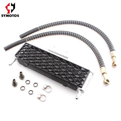 China Large Dirt Bike Aluminum Pitbike Kit Oil Cooler Mine Bike Oil Cooler for sale