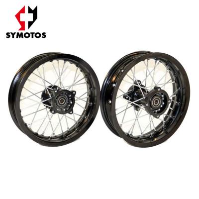 China Aluminum Alloy Alloy Front Rear Wheels 10 In For Motorcycles , Dirt Bike Wheels for sale