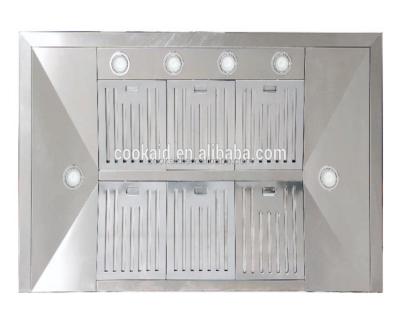 China Home Hotel Use Stainless Steel Fireplace BBQ Kitchen Range Hood for sale