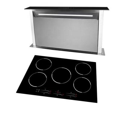 China Downdraft Puller 60CM 90CM Slide Hood Downdraft Kitchen Range for sale