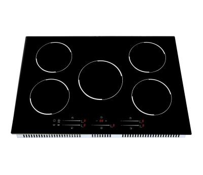 China Hotel 77/90cm 5 Burner Built In Induction Hob for sale