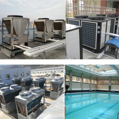 China China commercial factory new gas heat pump WIFI control monoblock all in one heat pump inverter air to water heat pump for sale