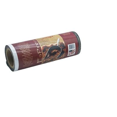 China Moisture Proof Packaging Plastic Coffee Bean Powder Wrapping Matte Surface Polyester Film Roll High Barrier Film Custom Printed Coffee for sale