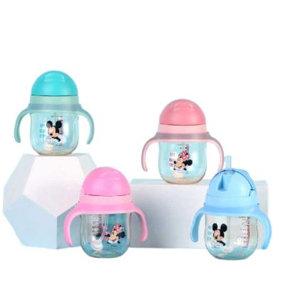 China Disney Baby Drinking Cup PPSU Tropical Genuine Straw Cup Water Cup Child Milk Baby Drink Cup 330ml for sale