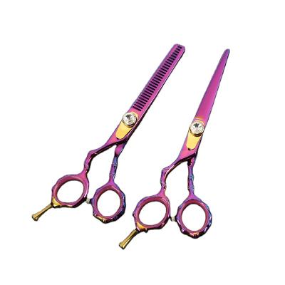 China 6 Inch Left Hand Salon Hair Thinning Scissors Cutting Scissors and Thinning Shears Perfect for Left Handed Hairdressers for sale