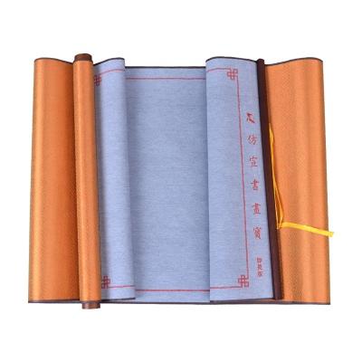 China No Need Ink Vintage Eco-friendly Chinese Calligraphy Canvas Water Writing Cloth Empty Cloth Roll for sale