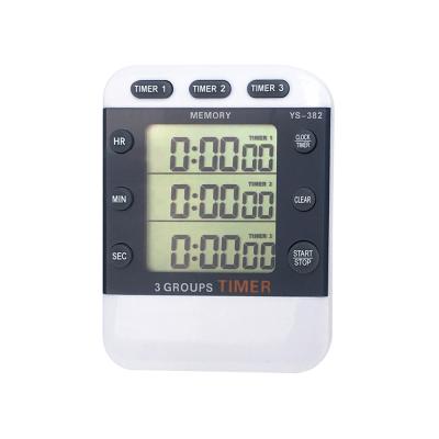 China Sustainable B73-0009 Multi-Group Digital Kitchen Timer With Two Volume Levels For Cooking Electronic Timer for sale