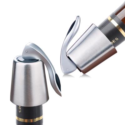 China Sustainable Hot Sale B89-0021 Stainless Steel Wine Stopper Wine Bottle Plug for sale