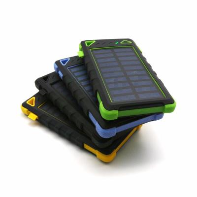 China Support 10000 mAh Poweradd Li-Polymer Fast Solar Battery Charger Slim Solar Power Bank For Boosting / Business / Traveling for sale