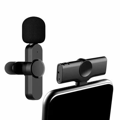 China Other for Type c or IOS Microphone Small Lightning Microphone with Collar Clip on Lapel Mic Wireless Microphone for iPhone 12 for sale