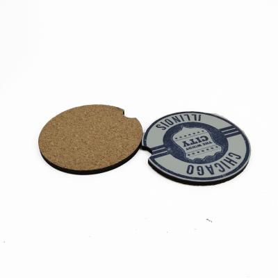 China Printable Sustainable Wooden Round Coasters With Logo Sublimation Coasters MDF Blanks 3.5x3.5