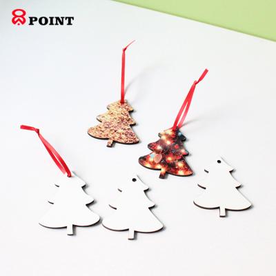 중국 Plain MDF Christmas Ornaments Christmas Decoration Christamas Flat Sublimation Ornaments 판매용