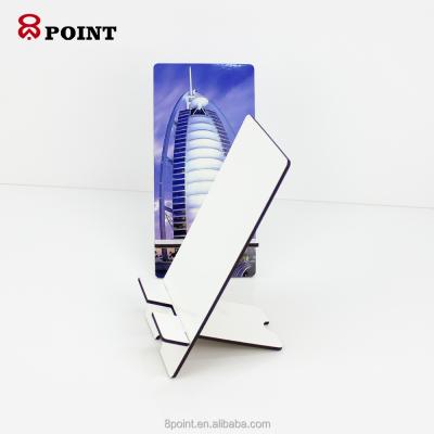 China DYE Sublimation Heat Press Sublimation MDF Mobile Phone Holder Wood Cell Phone Stand for sale