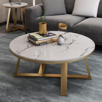 Chine Table à thé circulaire en acier inoxydable adaptée aux chambres de taille moyenne à vendre