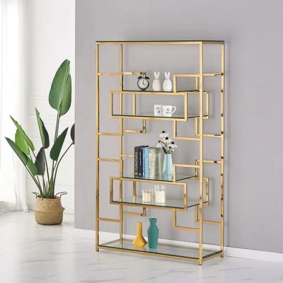 China Customizable Stainless Steel Book Case Modern Design Study Bookshelf for sale