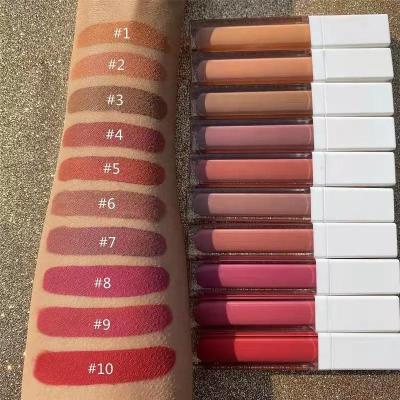 China Sunscreen Waterproof Vegan Make Your Own Logo Matte Liquid Lipstick Private Label Custom Lipstick for sale