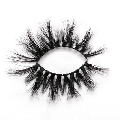 China Daliy makeup wholesale seller 3d full bottom strip mink lashes custom large 3d 25mm private label mink lashes for sale