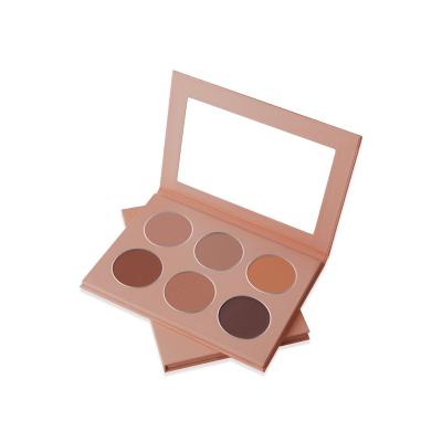 China Sell ​​OEM Logo 6 Color Highlights Bronze Cutout Sunscreen Empty Cosmetic Press Nose Powder Shade Press For Face for sale