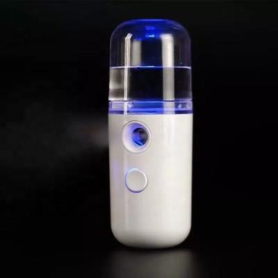 China Portable Electric Facial Sprayer 30ml Face Spray Beauty Mini Skin Care Nano Steamer Personal Care Products Nano Mist Sprayer for sale