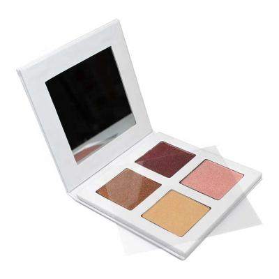 China 2019 Hot Selling Sunscreen Makeup Highlighter Private Label 4 Color Shimmer Bronzer Highlighter Bar With Mirror for sale