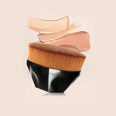 China 55 Flat Surface Kabuki Hexagon Soft Hair Blush Liquid Powder Sweep Foundation Makeup Blending Liquid Cream Brush for sale