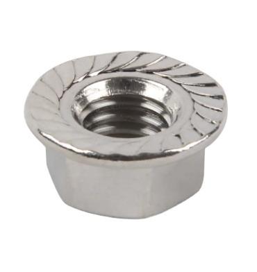 China Heavy Industry Best Selling European And American Markets SS304 SS316 Hardware Metal Hex Flange Nut for sale