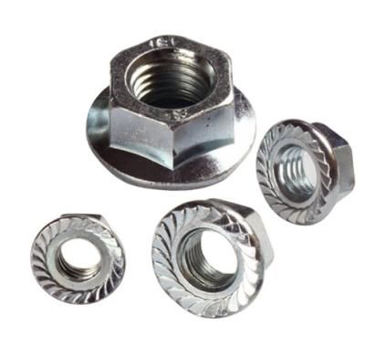 China Good Heavy Industry Supply Of Fasteners Stainless Steel Material SS304 SS316 High Quality Hexagon Flange Nut for sale