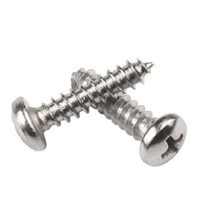 China Phillips Recess General Woodworking Conscrution Industry Stainless Steel 304 316 Pan Headself Tapping Screw for sale