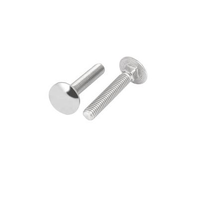 China Square neck carriage stud high tensile stainless steel extra long round head 304 316 big bolts din603 for sale