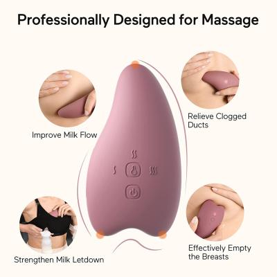 China Improving Milk Flow Warming Lactation Massager For Breastfeeding Heat / Vibration for sale