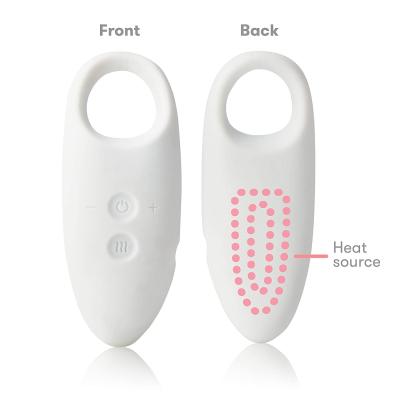 China Stimulating Lactation Nipple Breast Massager Vibrating Heating With Ring for sale