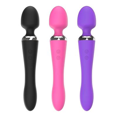 Chine Double Madame Vibrator Dildo d'extrémités d'IWand de double baguette magique personnelle sans fil de Massager à vendre