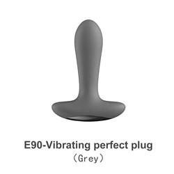 China Silikon ABS Mini Vibrating Butt Plug 10 Modi, die anales Spielzeug vibrieren zu verkaufen