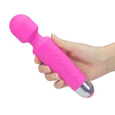 China Volledig Silicone Draadloze Iwand Mini Electric Wand Massager 8 Snelheidstrilling Te koop