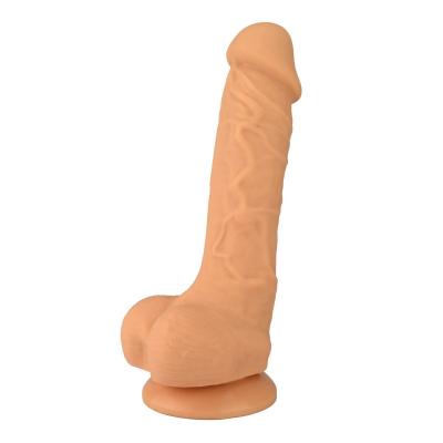 China Medische Rang het Silicone Rubberpenis van 8,27 Duim Kunstmatige Penic Dildo Te koop