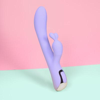 China Purper USB 10 Trillingskonijn Persoonlijke Massager Te koop