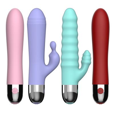 Chine Vibrateur femelle de massager de vagin de jouet magique personnel de sexe avec deux moteurs à vendre