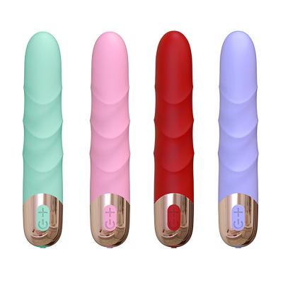 China O brinquedo 5 do sexo do silicone da categoria médica apressa o vibrador silencioso do vibrador de 7,87 polegadas à venda