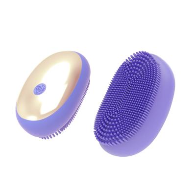 China Sonic Silicone Electric Facial Cleansing Brush 10 Vibrating Modes For Face Wash for sale