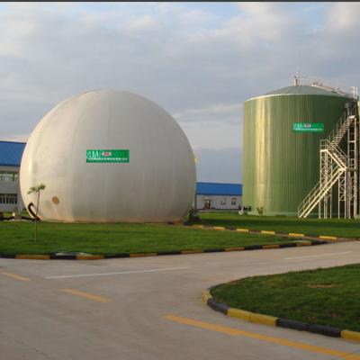 China Automatisch Tecon-van het het Biogasgas van de Gashouder Anaëroob de Houders Dubbel Membraan Te koop