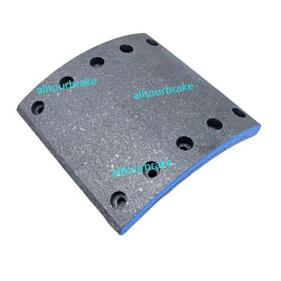 China SB auto caremic truck part 19094 semi-metal brake drum brake lining accessory WVA19094 for sale