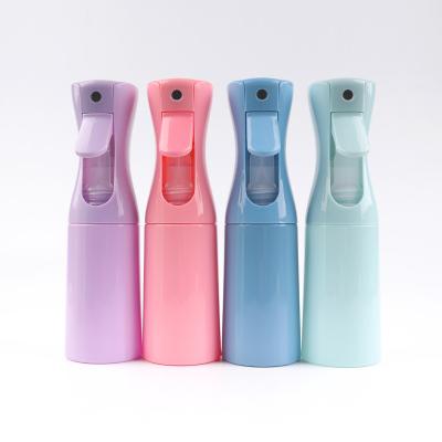 China Reusable Hair Products 200ml 6oz Household Baber Water Fine Mist Sprayer Continuous Hair Spray Bottle for sale